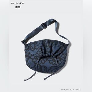 NWT Uniqlo x Marimekko 2024 Limited Edition Collection Drawstring Bag/Bu…